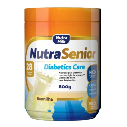 Suplemento Alimentar Nutra Senior Diabetics Care 50+ Baunilha 800g