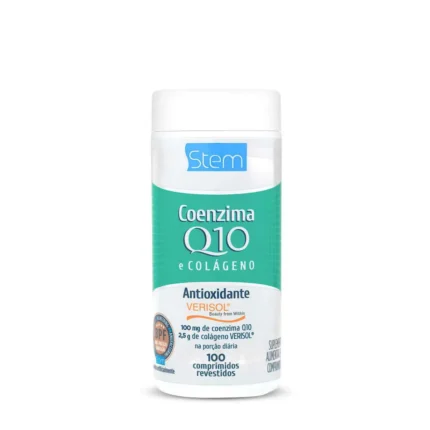 Coenzima Q10 25mg + Colágeno 750mg Stem 100 comprimidos