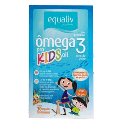 Ômega 3 Kids Show da Luna 30 comprimidos mastigáveis Equaliv